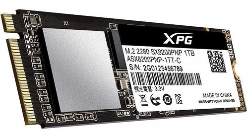 Ssd Adata Asx8200pnp-1tt-c, 1t, Pci Express, 3500mb,3000mb