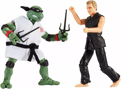 Tortugas Ninja Mutante Raphael Y John Kreese Cobra Kai