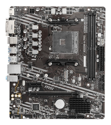 Tarjeta Madre Msi A520m-a Pro Am4 Ddr4 Micro Atx Pcie X16