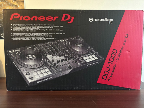 Controlador Dj Pioneer Ddj-1000 Negro De 4 Canales 120 V