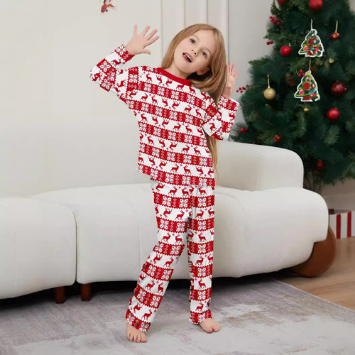 Conjunto Navideño De Ropa De Cama Para Padres E Hijos, Disfr