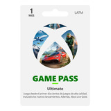 Tarjeta Xbox Game Pass Ultimate Microsoft 1 Mes Garantizado