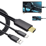 Cable Usb C A Hdmi, Adaptador Totv Para Teléfono, Pantalla 4