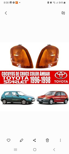 Cocuyo Cruce Toyota Starlet 1996 1997 1998  Foto 3