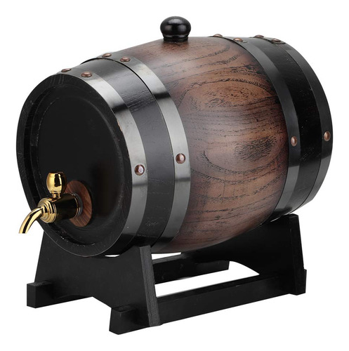 Barril De Madera De 3l Con Grifo, Barril De Cerveza De Vino