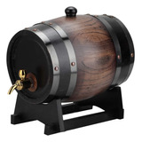 Barril De Madera De 3l Con Grifo, Barril De Cerveza De Vino