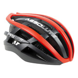 Capacete Absolute Prime In-mold Ciclismo Bike Mtb Speed Cor Preto/vermelho Tamanho G