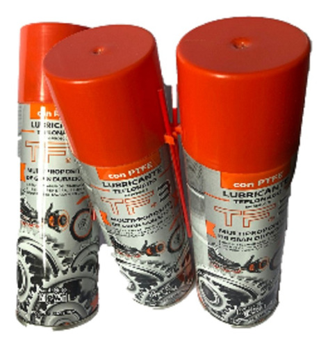 Pack X 3 Lubricantes Multiproposito Tf3 225 Ml En Aerosol