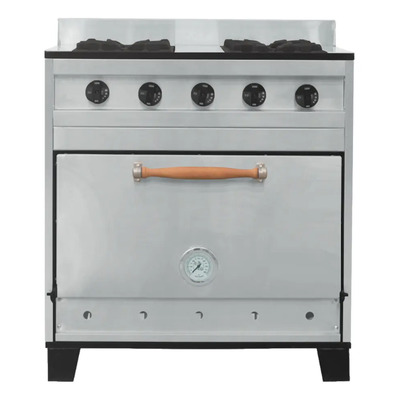Cocina Industrial Eg 4 H 80 Cm Acero Inox Horno Pizzero | MercadoLibre