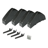 4 X Universal Modificado Coche Trasero Parachoques Labio