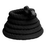 Corda Naval Rope Training 10 Metros 40 Mm Revestida Preto