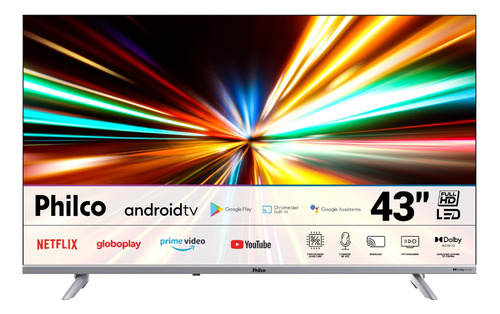Smart Tv  43 Led Android Dolbywi-fi Philco 100v/240v
