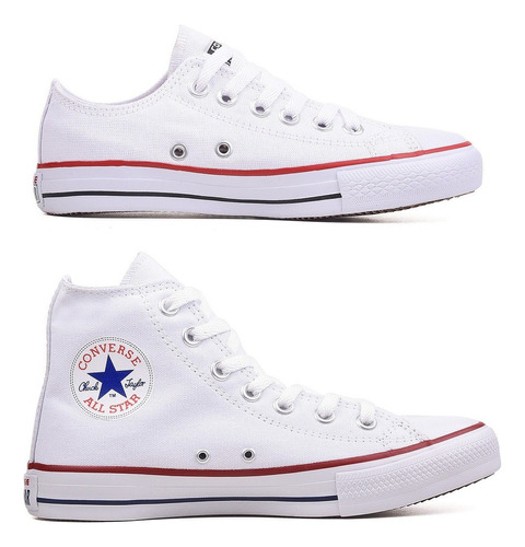 Queimão 2 Pares Tenis Bota Botinha All Chuck Taylor Star Top