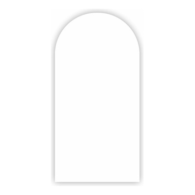 Painel De Festa Decorativo Romano Cor Lisa 2m X 1m Em Tecido Cor Branco
