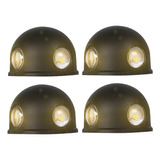 4 Lamparas Led Decorativa De 4w 300lm Interiores Ip65