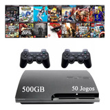 Sony Playstation 3 Standard 250gb + Controle + Jogos + Nf-e