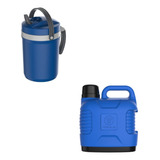 Kit Termolar Garrafao 5l + Fliptop 2,5l Azul