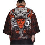 Kimono Cardigan Yukata Haori Samurai Japones Verano Camisa 