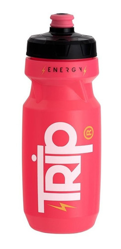 Botella Caramagiola Trip Pink Black 600 Ml Bicicleta