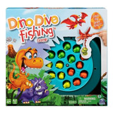 Juego Mesa Niños Vamos De Pesca Dino Gone Fishing Dinosaurio