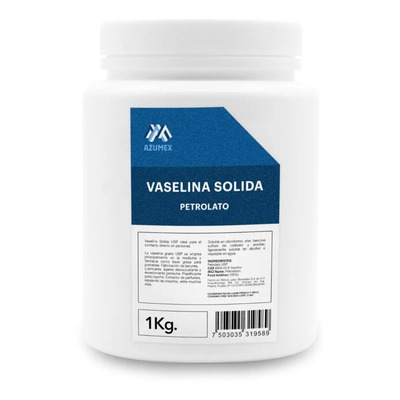Vaselina sólida USP 1 kg, petrolato grado cosmético multipropósito | MercadoLibre