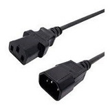 Extension De Cable De Poder C13 A C14 1.8 Metros