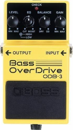 Pedal De Distorsión Para Bajo Boss Odb-3 Bass Overdrive