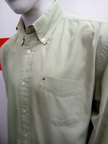 Camisa Sport Tommy Hilfiger Talle M Green