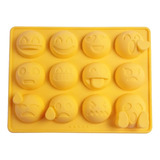 Molde Silicona En Forma De Emojis Para Chocolates Gomitas