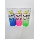 20 Copos Long Drink 350 Ml Degradê Personalizado