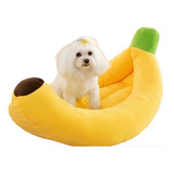 Cama Para Perros Y Gatos Talla L, Cama Modelo Banano