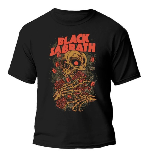 Remera Black Sabbath Ilustracion Exclusivo 100% Algodón