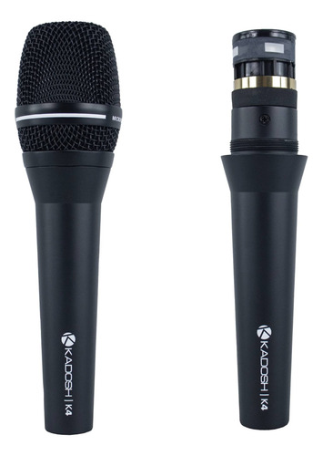 Microfone Profissional Vocal Dinâmico Cardioide K4 Kadosh