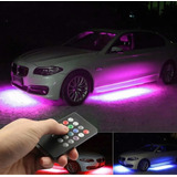 Luces Led Exterior Auto Rgb 4 Tiras Led Tuning Colores