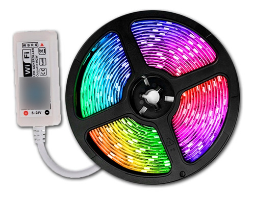 Kit Rgb 5050 15 Metros Controlador Wifi Audioritmico Alexa