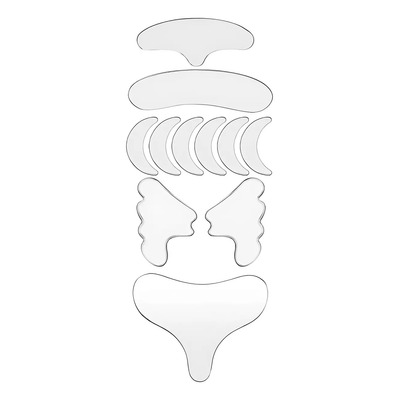 11 Pegatinas De Silicona For Eliminar Arrugas, Cara, &ve | Envío gratis