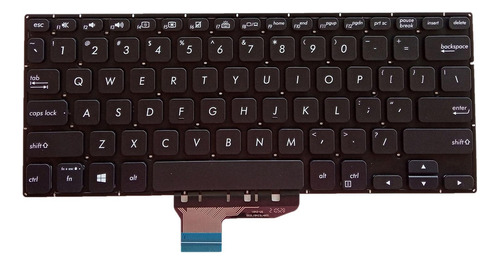 Teclado Inglés De Ee. Uu. Para Asus Vivobook Flip 14 Tp412