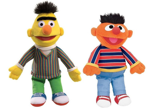 Sesame Street Plush Animal Duo Pack, Bert  Ernie