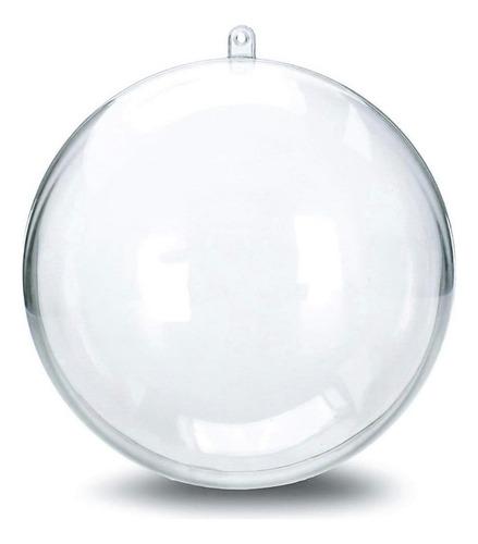12 Bolas Esferas Transparentes 8 Cm
