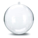 12 Bolas Esferas Transparentes 8 Cm