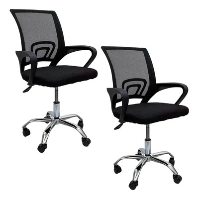 Sillas Oficina Ejecutiva Cozy Home Reclinables Ergonómicas Negras Negro Malla