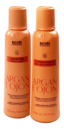 Argan E Ojon Shampoo Y Acondicionador Richee Professional 