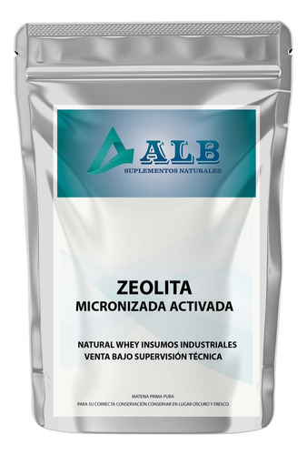Zeolita Micronizada Activada Pura 250 Gr Alb