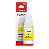 Tinta Canon Amarilla Gi190 Y Pixma G1100 G2100 G3100 G4100