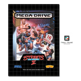 Pôster Capa Street Of Rage 2 Sega Mega Drive Tectoy 29,7x42