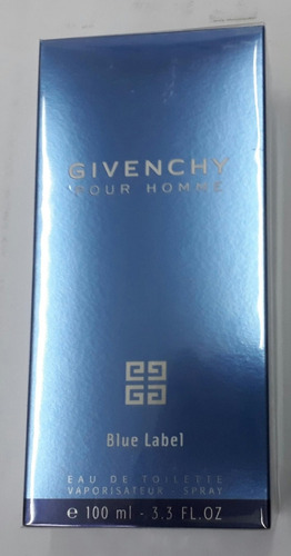 Perfume Blue Label Pour Homme  Givenchy X 100 Ml Original