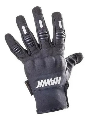 Guantes Protecciones Tactil Invierno Hawk Night Rider Negro 