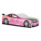 Cama Carro Infantil Solteiro Barbie Para Meninas