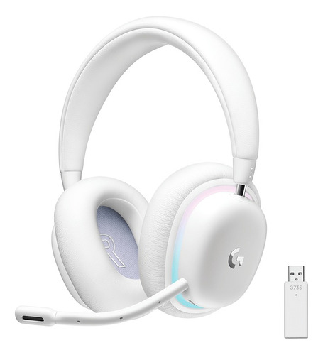 Auricular Logitech G735 Aurora Gamer Rgb Inalámbrico Blanco!