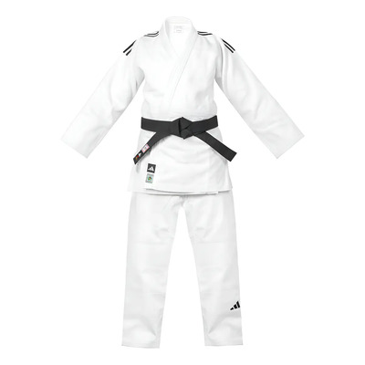 Kimono Judo adidas Champion Iii Ijf Approved Susteinable Cor Branco Tamanho 165 | Parcelamento sem juros